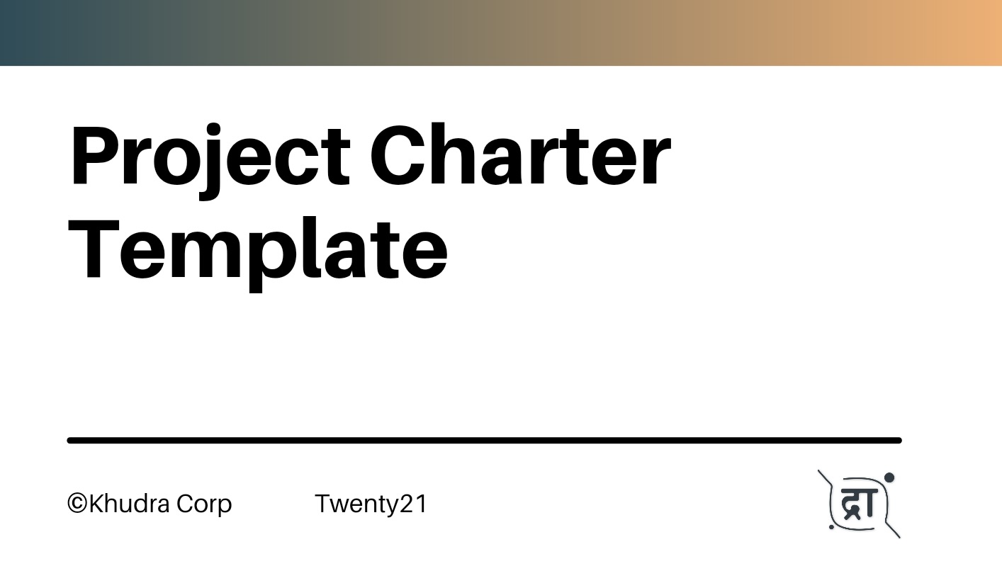 project charter
